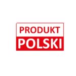 Czerwono-biały znak z napisem „Produkt polski”